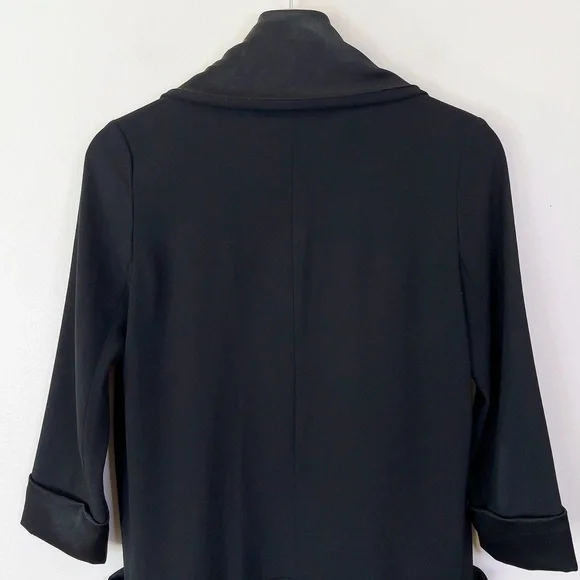 Aritzia Wilfred CHEVALIER JACKET Open Front Black Blazer - Picture 11 of 13